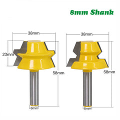 8-hedron Tenon Knife Bucket Knife Engraving Machine Woodworking Milling Cutter Jigsaw Knife Wooden Bucket Knife Woodworking Tool