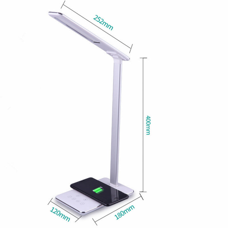 Huawei Apple Wireless Charging Desk Lamp LED Eye Protection Desk Lamp Bedside Folding