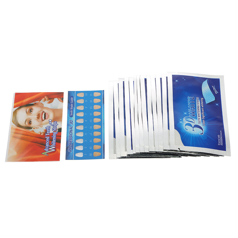 Gel Teeth Whitening Strips Oral Hygiene Care Double Elastic Teeth Strips Whitening Dental Bleaching Tools