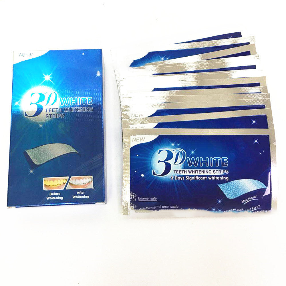 Gel Teeth Whitening Strips Oral Hygiene Care Double Elastic Teeth Strips Whitening Dental Bleaching Tools