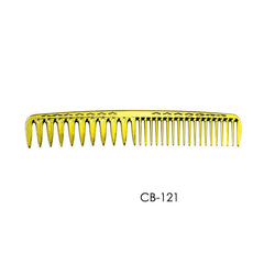 Electroplated Golden Hair Comb Professional Hairdresser Hair Salon Styling High Temperature Comb