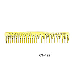 Electroplated Golden Hair Comb Professional Hairdresser Hair Salon Styling High Temperature Comb