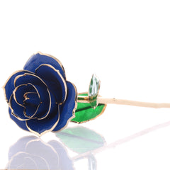 Gold-Plated Rose Cross-Border Brand New Packaging Gold Rose Blue Enchantress 24K Rose