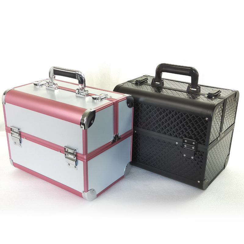 Professional Makeup Case With Makeup Artist, Multi-Function Storage, Portable Pull Rod