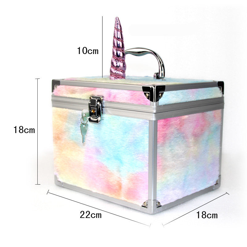 Professional Makeup Case With Makeup Artist, Multi-Function Storage, Portable Pull Rod