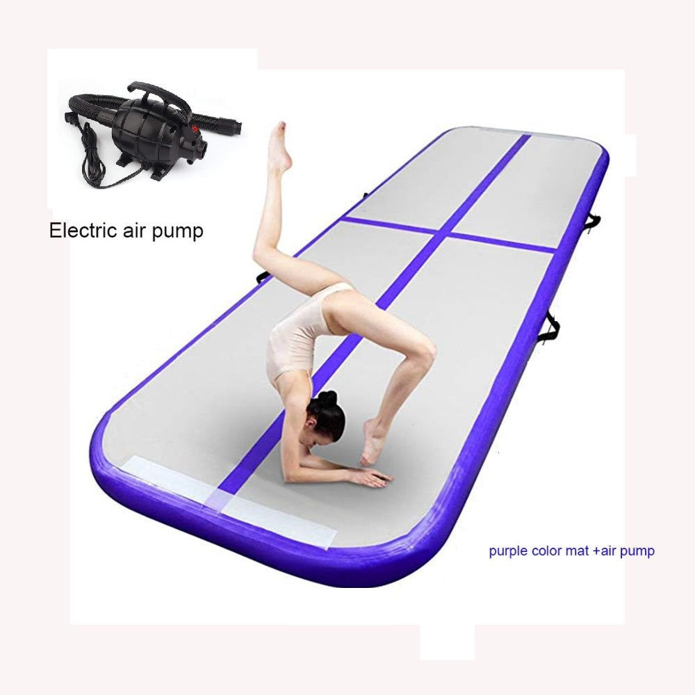 Inflatable Gymnastics Mat Yoga Mat Drawing Air Cushion Taekwondo Martial Arts Training