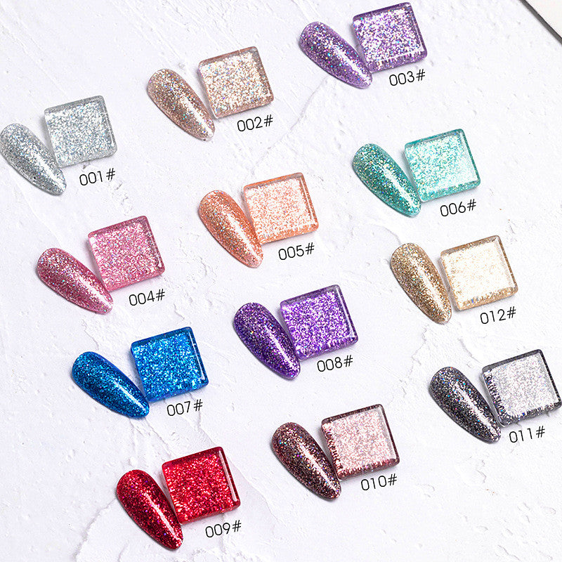 Flash Nail Polish New Super Flash Micro Diamond Nail Shop Special Sequins