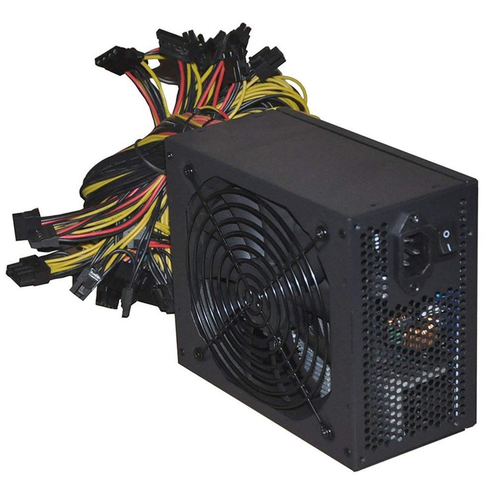 Power Graphics Card 2000W Multi-Channel Silent 1600W Mining Chassis Power Supply