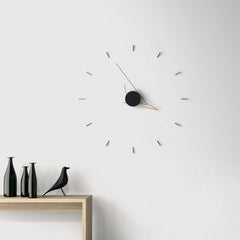 Modern Minimalist Clock Wall Hanging Home Clock Nordic Living Room Art Wall Clock Creative Silhouette Decoration Silent Clock