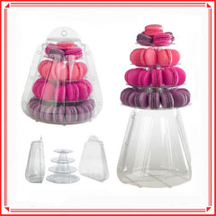 4-Layer Multifunctional Macaron Display Stand