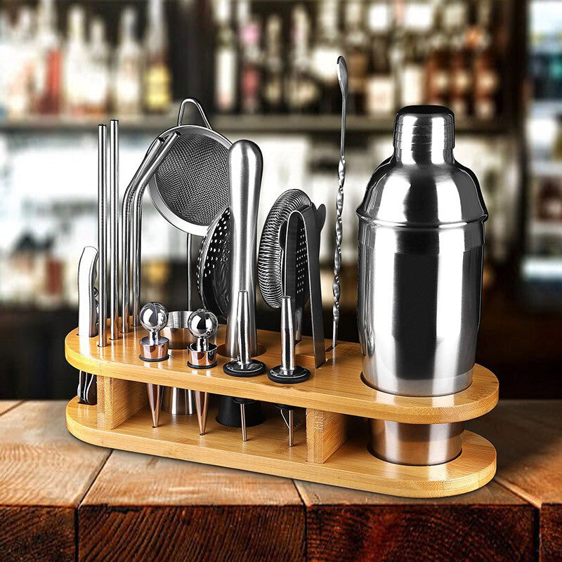 Stainless Steel Cocktail Shaker Set Shaker Glass Entry-level Cocktail Bartending Tool