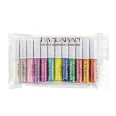 12 Colors Bag Eyeliner Glitter Liquid Eyes Makeup