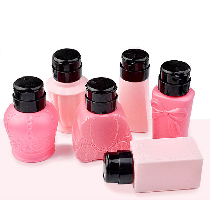 Nail Art Tools Supplies Pressing Bottles Leak-Proof Empty Bottles