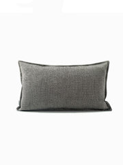 Modern And Simple Dark Gray Pillow With Cotton And Linen Pillow Sofa Pillow Model Room Villa Square Pillow