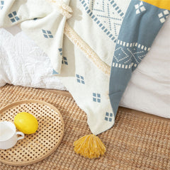 Tufted Knitting Lunch Break Blanket Sofa Soft Outfit