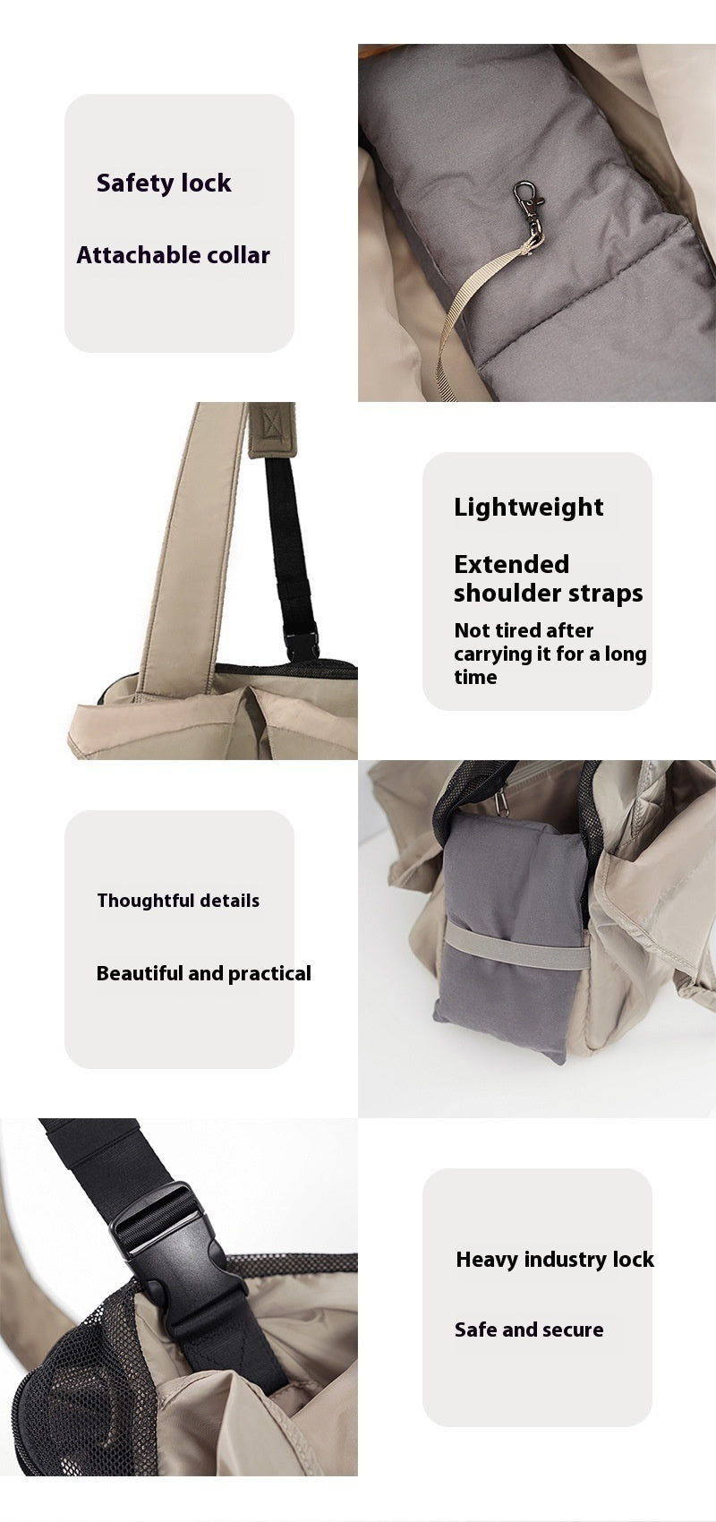 Outdoor Portable And Versatile Pet Summer Breathable Handbag