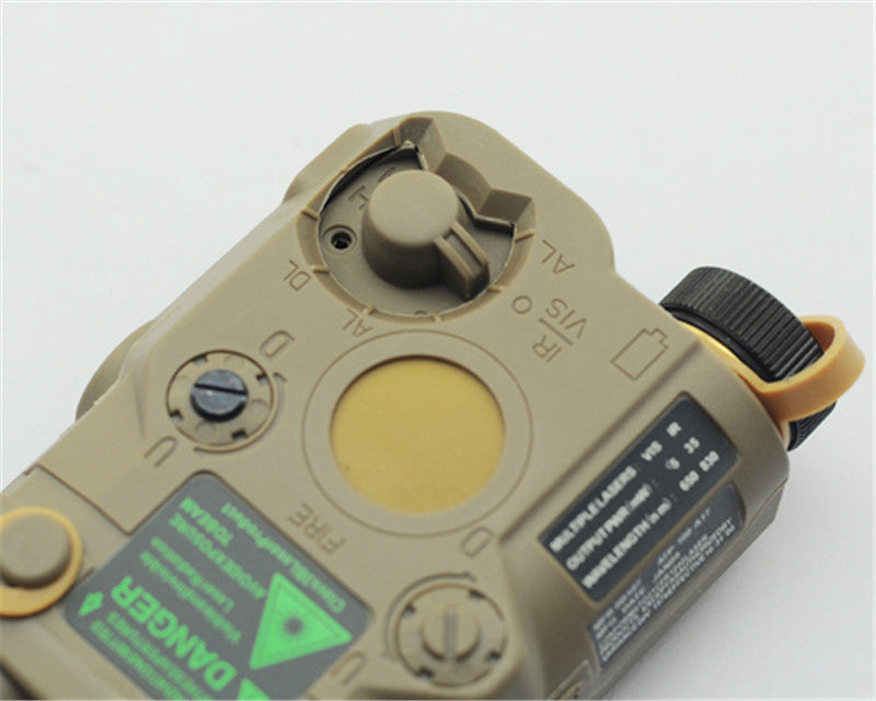 Full-featured LED white light + green laser indicator with IR lens