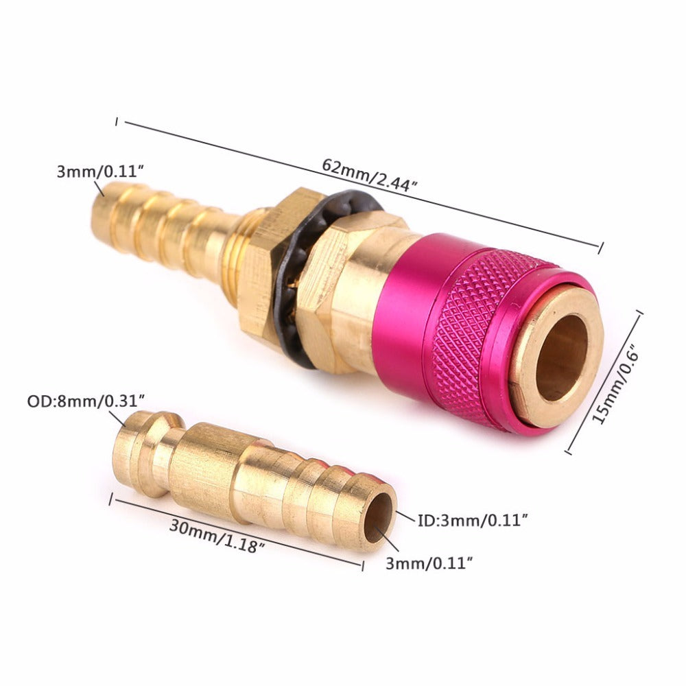 Self-locking MIG-500 cooling water tank socket