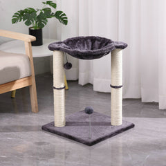 Integrated Cat Scratching Pillar Toy With Nest