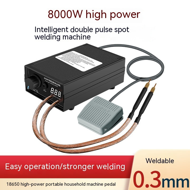 Portable Spot-welder Rechargeable Lithium Battery Spot-welder High Power Household Full Set Welding Machine