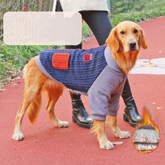 Winter warm golden retriever clothes