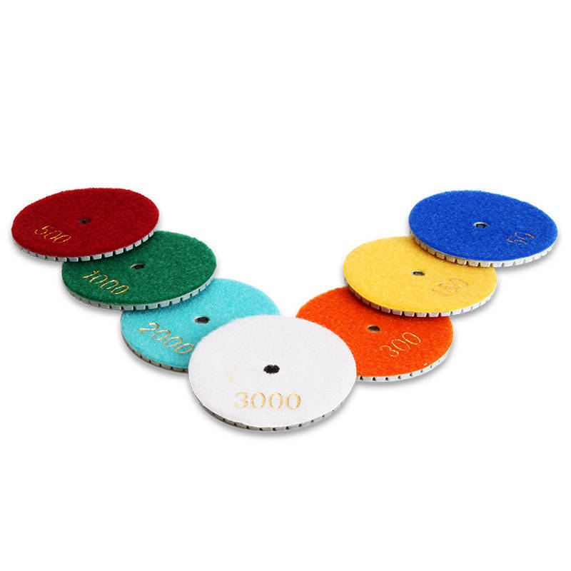 Stone polishing pad