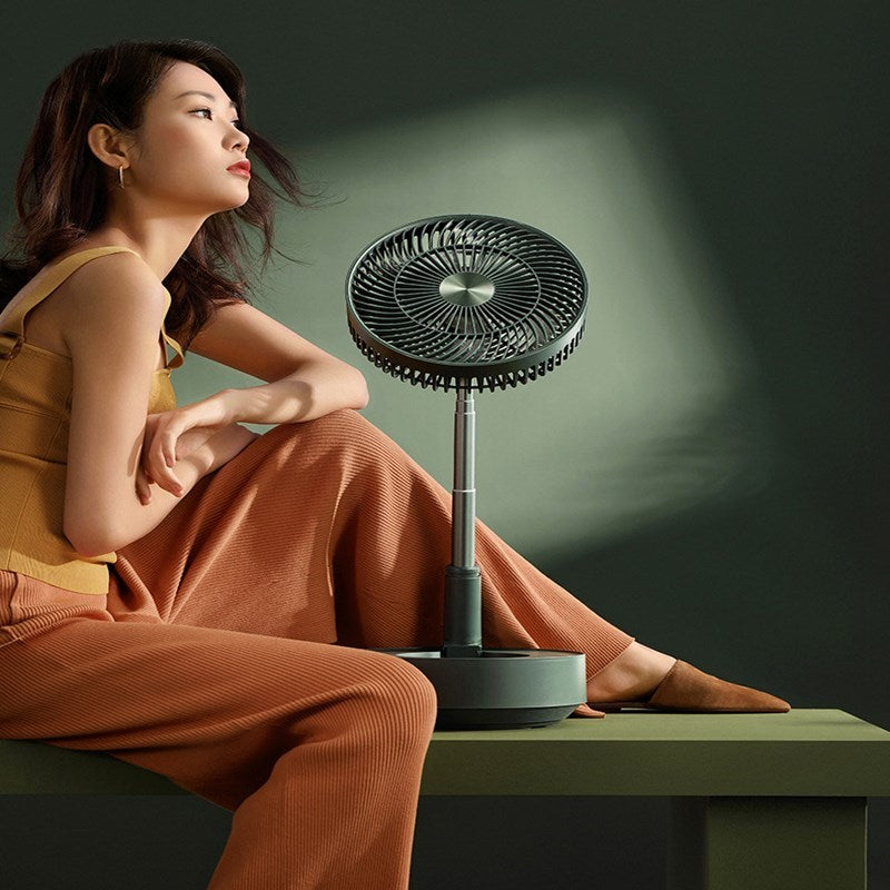 Storage Floor Electric Fan Household Desktop Remote Control Small Rechargeable Large Electric Fan