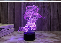 Astronaut 3D small night light USB port plug in bedside