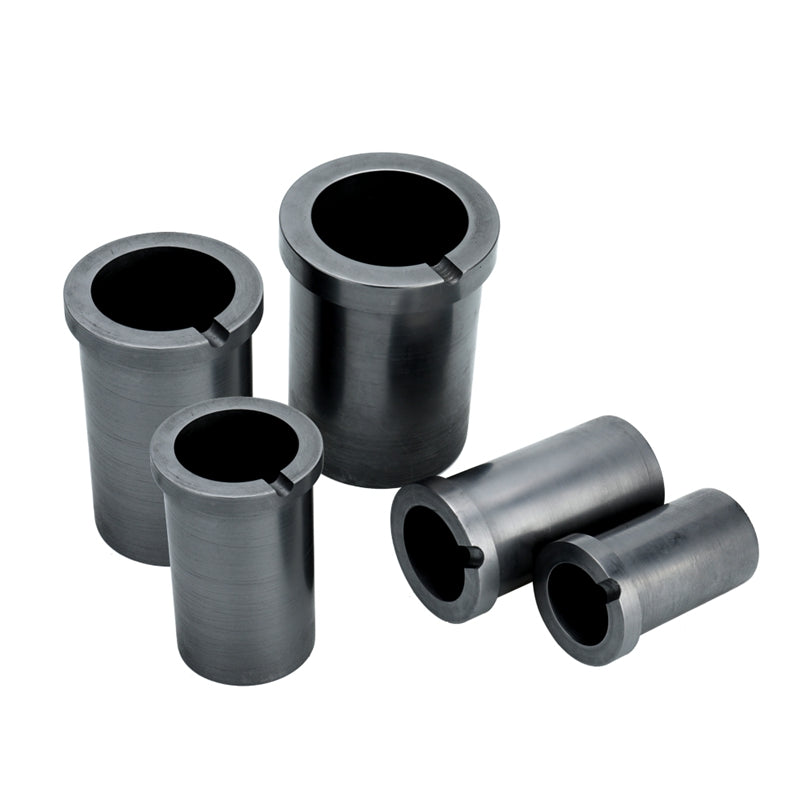 High temperature resistant high purity graphite crucible