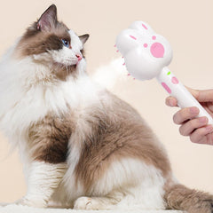 Cat Steam Brush Self-Cleaning Cats Grooming Tool Dog Hair Remover Massage Comb Rechargeable Cat Spray Comb For Shedding