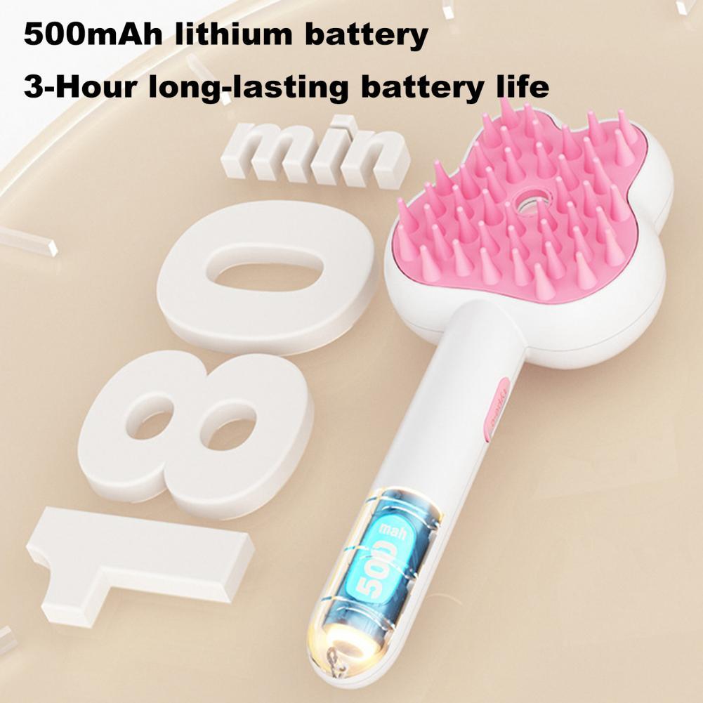 Cat Steam Brush Self-Cleaning Cats Grooming Tool Dog Hair Remover Massage Comb Rechargeable Cat Spray Comb For Shedding