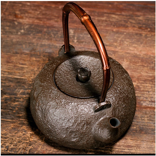 Japanese style iron kettle