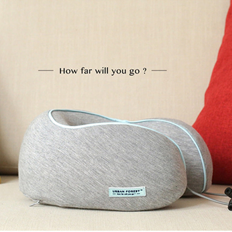 Portable memory travel pillow