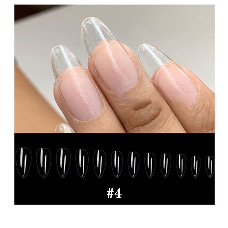 Transparent extension nail