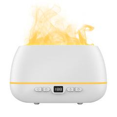 Dropshipping 3D Flame Humidifier 200ml USB Flame Aroma Diffuser Household Humide Aromatherapy Diffuser