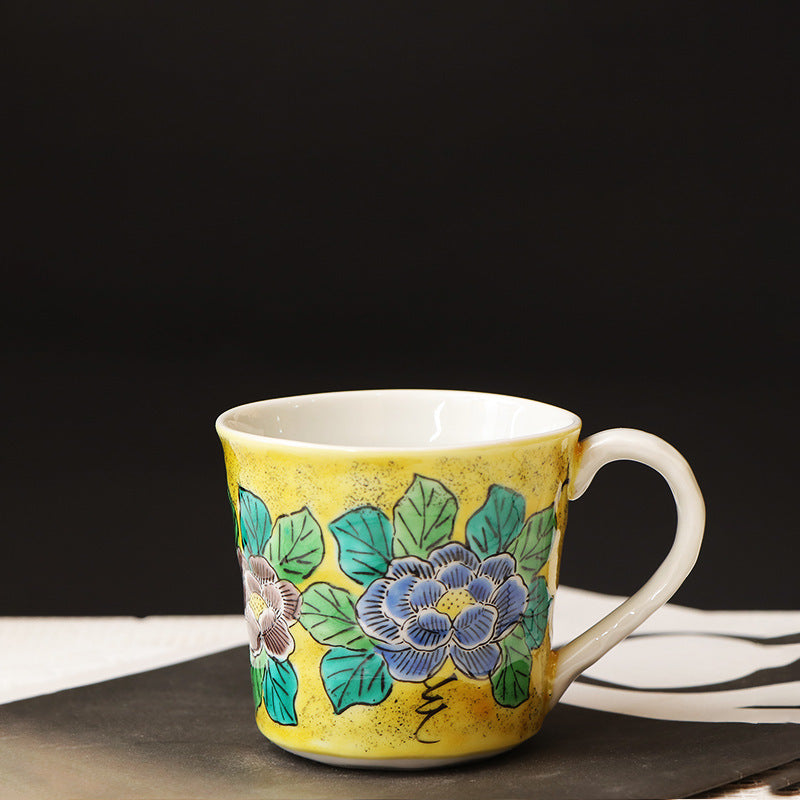 Gold Foil Colored Coffee Mug Water Cup