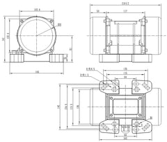 Mve200dc12v 24v Vibration Motor Is Suitable For Outdoor Concrete Equipment