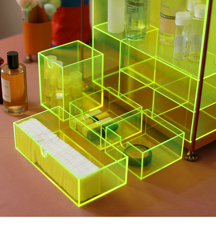 Acrylic Desktop Cosmetic Storage Box Dust-proof