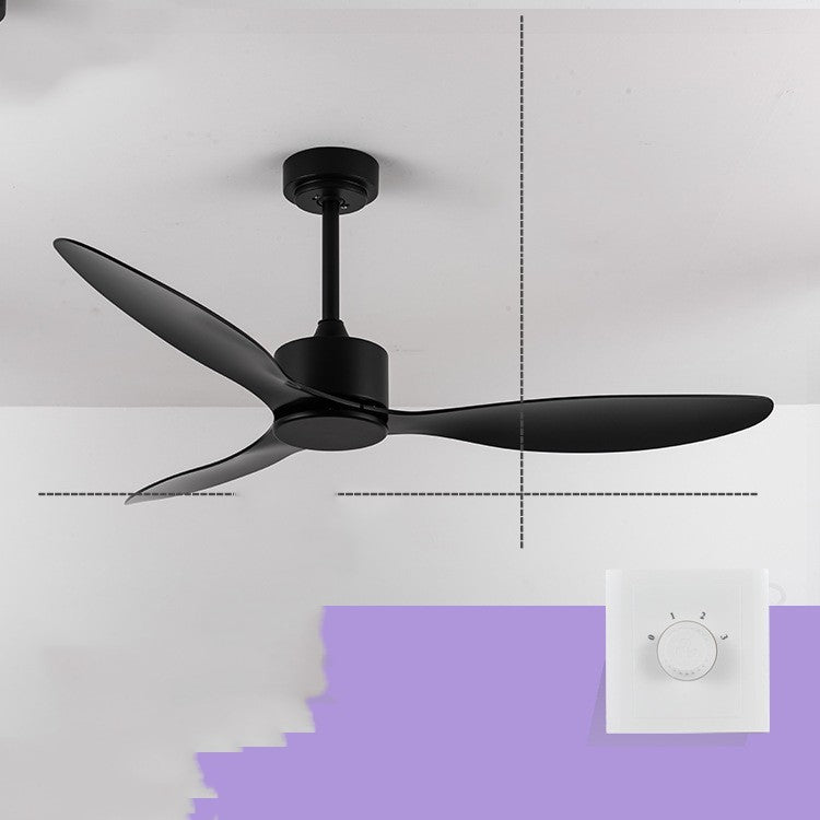 New Scandinavian Industrial Ceiling Fans Without Lights