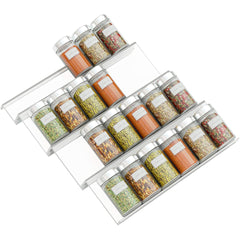 Storage Rack Transparent Desktop Seasoning Display Rack Drawer