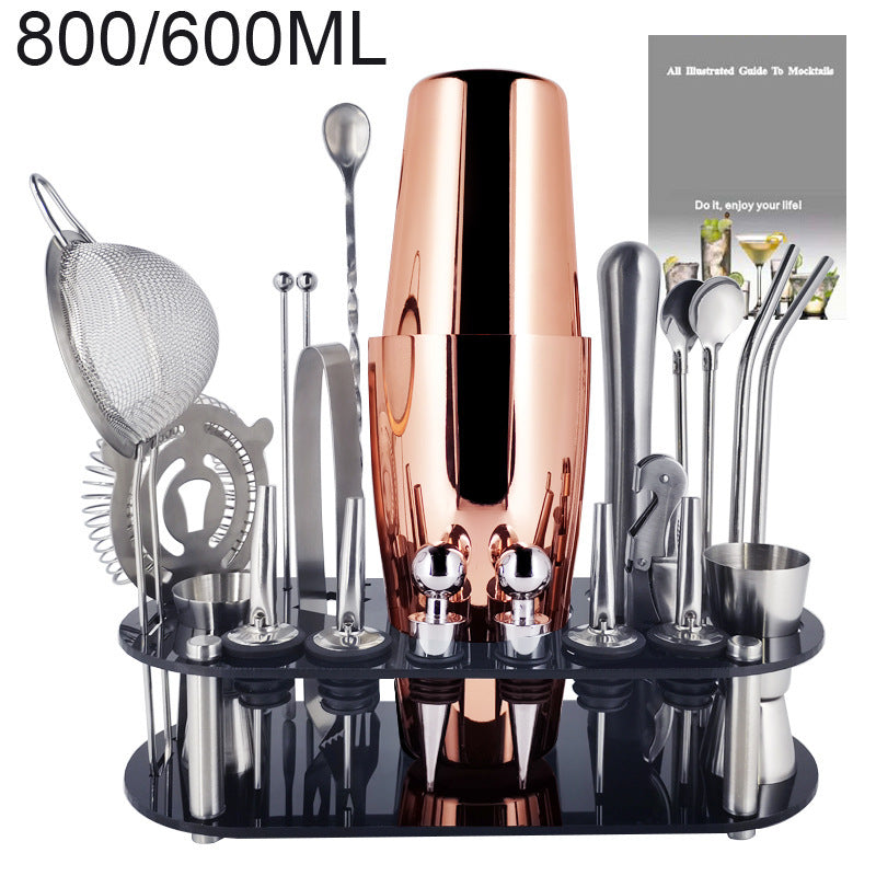 Boston Cocktail Shaker Bar Tools Wine Mixer Set