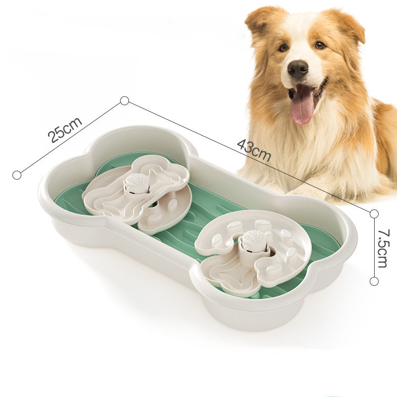 Slow Feeder Dog Bowls Anti Choking Dog Slow Feeder Bowl For Dry Wet Raw Food Dog Food Puzzle For Large Breed Dogs