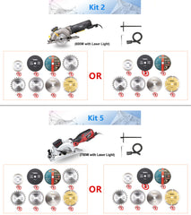 Electric mini electric saw small laser circular saw