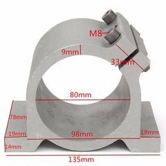 Diameter Spindle Motor Mounting Bracket Fixture 80mm