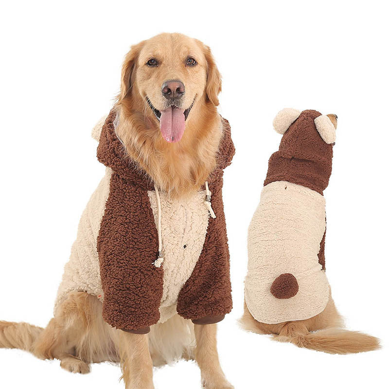 Winter Labrador dog four legged pet suit