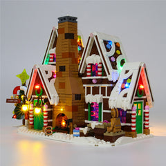 LED String Light for Building Block Gingerbread House Compatible With 10267 (NOT Include The Model)