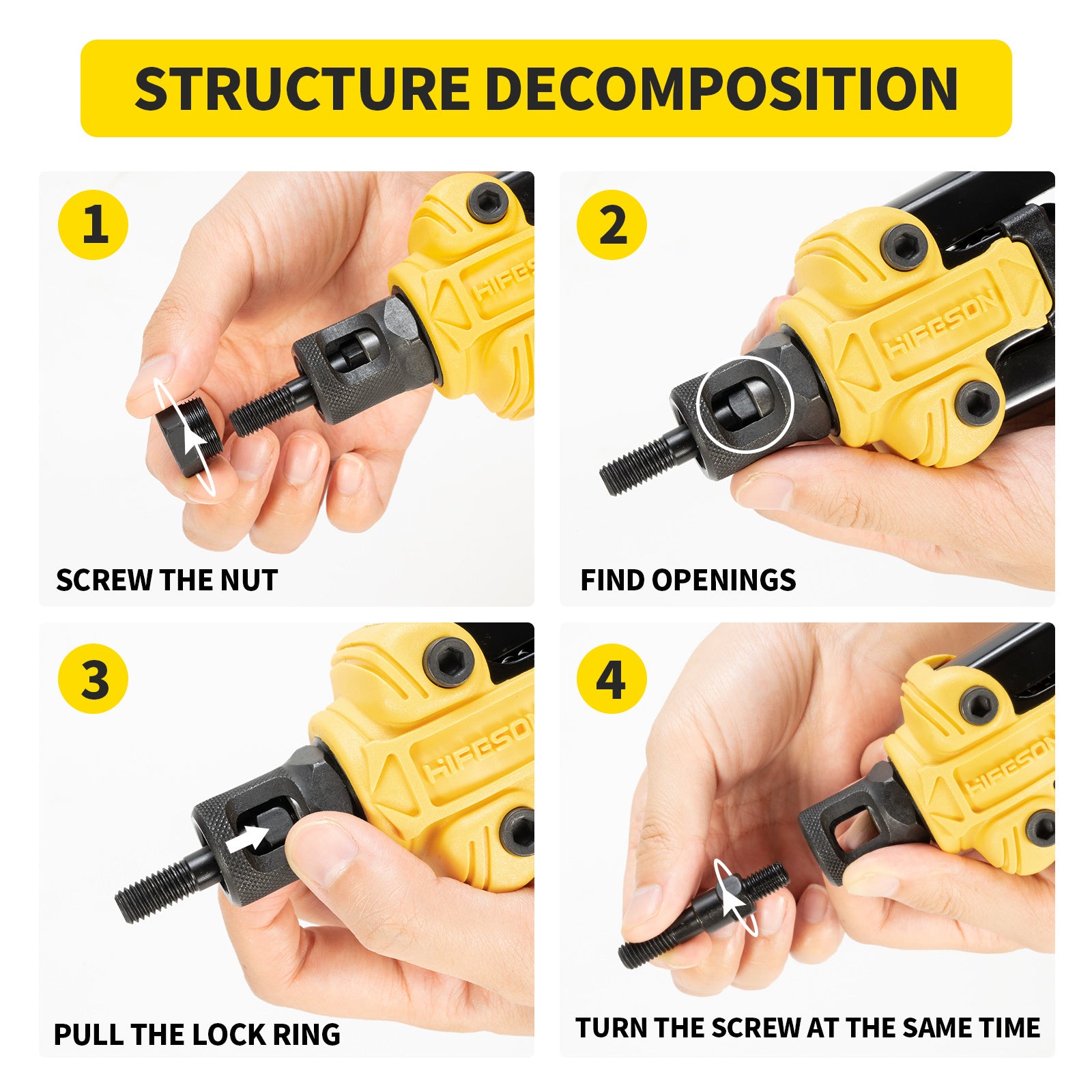 Manual Ram Blind Rivet Nut Pull