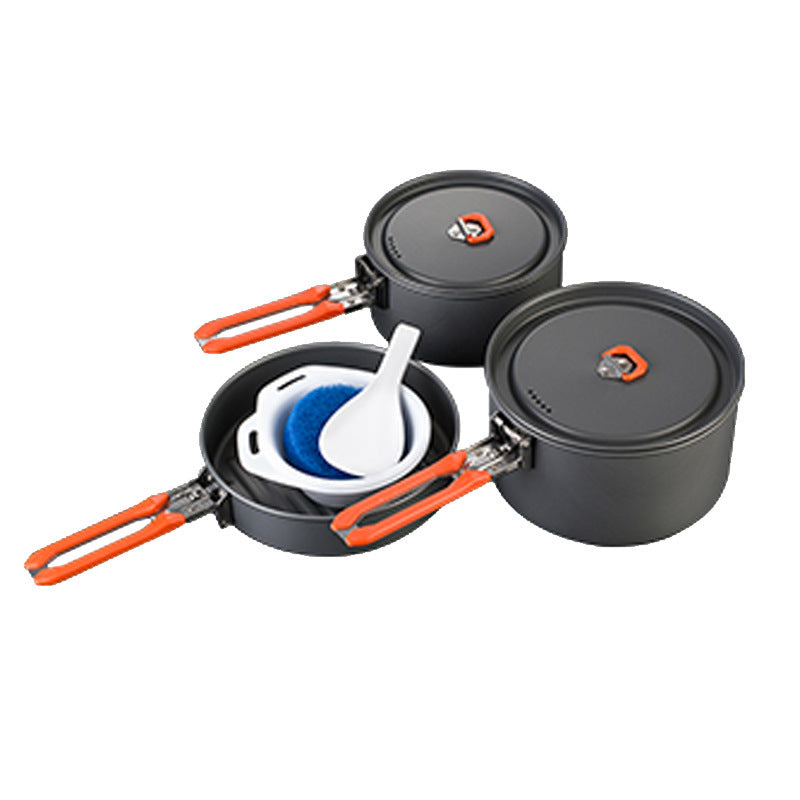 Portable Cooker With High Efficiency Folding Handle Set