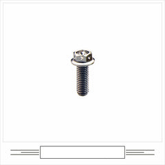 EFsolid Titanium Alloy Flange Head Screw Head Floor Empty Motorcycle Modified Screw