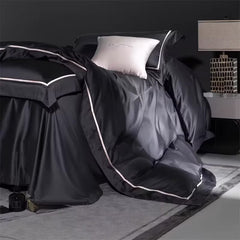 160S Horse Cotton Jacquard Four Piece Set Cotton Bed Sheet And Duvet Cover